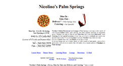 Desktop Screenshot of nicolinospalmsprings.com