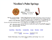 Tablet Screenshot of nicolinospalmsprings.com